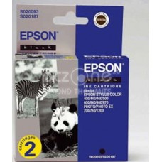 Cartus Cerneala Epson Ink Cartridge double pack black;Stylus Color 400/ 440/ 460/ 600/ 640/ 660/ 670/ Photo/ Photo EX/ 700/ 750/ 1200 -  C13T05014210